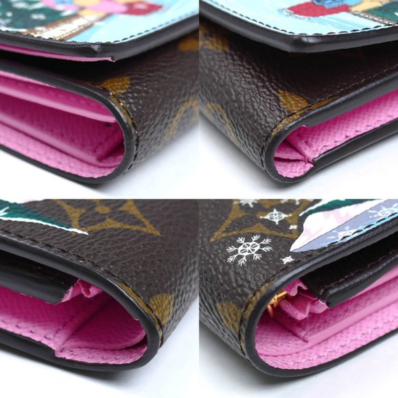 LOUIS VUITTON Portefeuille Victorine Compact Tri-fold Wallet Monogram Brown/M... - Picture 7 of 7